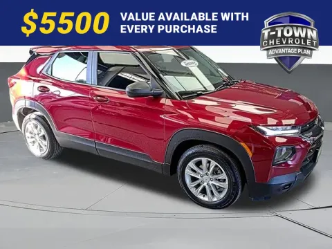 Red 2021 Chevrolet TrailBlazer LS for sale in Tulsa, OK