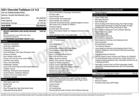 Another view of 2021 Chevrolet TrailBlazer LS for sale in Tulsa, OK at Jim Norton T-Town Chevrolet