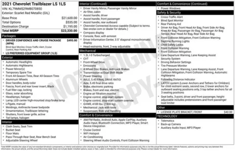 Another view of 2021 Chevrolet TrailBlazer LS for sale in Tulsa, OK at Jim Norton T-Town Chevrolet