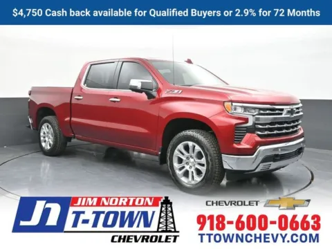 Red 2026 Chevrolet Silverado 1500 LTZ for sale in Tulsa, OK