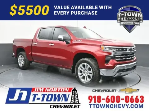 Red 2026 Chevrolet Silverado 1500 LTZ for sale in Tulsa, OK