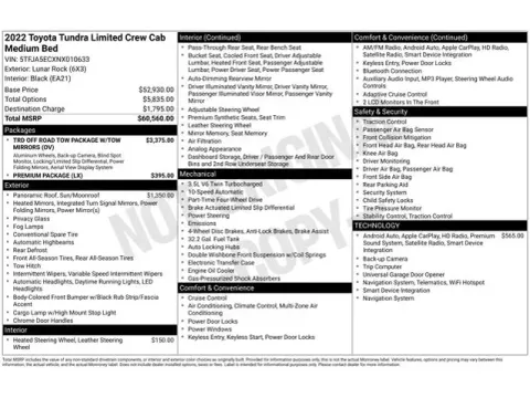 Another view of 2022 Toyota Tundra Limited for sale in Tulsa, OK at Jim Norton T-Town Chevrolet