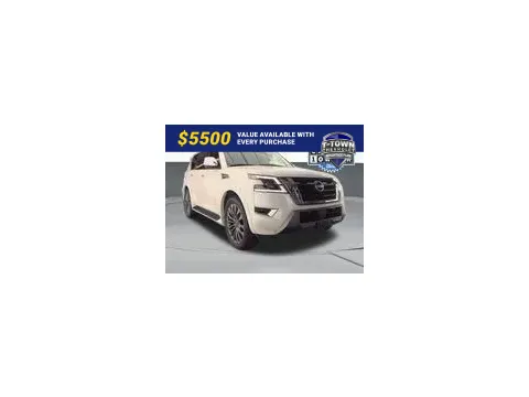 White 2024 Nissan Armada Platinum for sale in Tulsa, OK