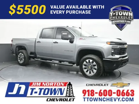 Gray 2026 Chevrolet Silverado 2500HD Custom for sale in Tulsa, OK