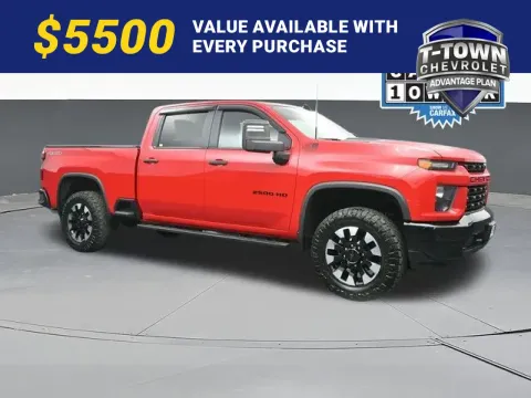 Red 2020 Chevrolet Silverado 2500HD Custom for sale in Tulsa, OK