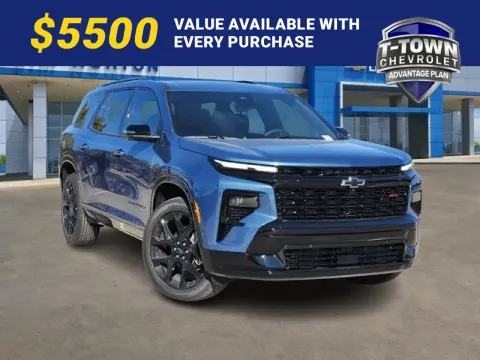 Blue 2026 Chevrolet Traverse RS for sale in Tulsa, OK