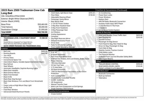 Another view of 2023 Ram 2500 Tradesman for sale in Tulsa, OK at Jim Norton T-Town Chevrolet