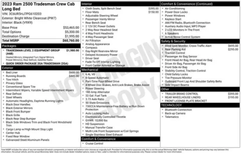 Another view of 2023 Ram 2500 Tradesman for sale in Tulsa, OK at Jim Norton T-Town Chevrolet