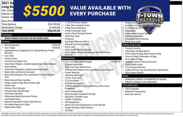 White 2021 Ram 2500 Big Horn for sale in Tulsa, OK