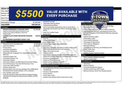 Black 2024 Chevrolet Blazer RS for sale in Tulsa, OK