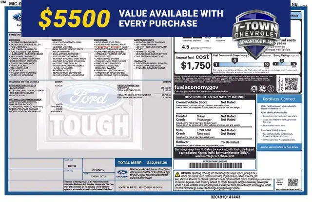 Silver 2019 Ford Ranger Lariat for sale in Tulsa, OK