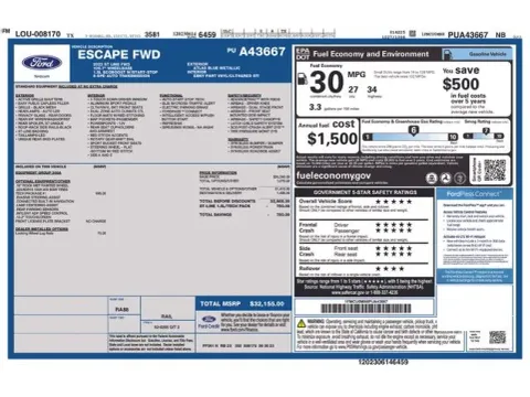 Another view of 2023 Ford Escape ST-Line for sale in Tulsa, OK at Jim Norton T-Town Chevrolet