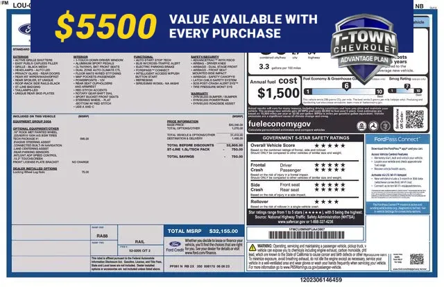 Blue 2023 Ford Escape ST-Line for sale in Tulsa, OK