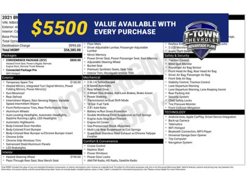 White 2021 BMW 5 Series 530i for sale in Tulsa, OK