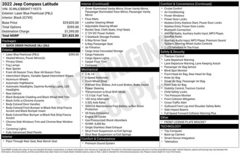 Another view of 2022 Jeep Compass Latitude for sale in Tulsa, OK at Jim Norton T-Town Chevrolet