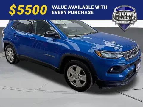 Blue 2022 Jeep Compass Latitude for sale in Tulsa, OK
