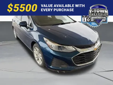 Blue 2019 Chevrolet Cruze LT for sale in Tulsa, OK
