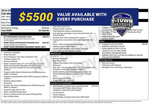 Red 2016 Chevrolet Colorado Work Truck for sale in Tulsa, OK