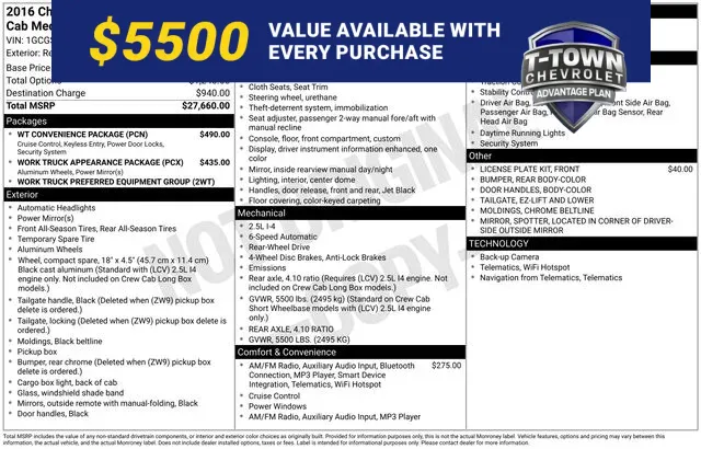 Red 2016 Chevrolet Colorado Work Truck for sale in Tulsa, OK