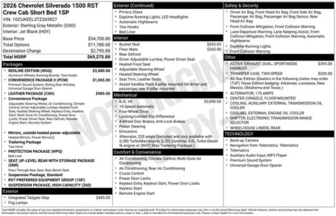 Another view of 2026 Chevrolet Silverado 1500 RST for sale in Tulsa, OK at Jim Norton T-Town Chevrolet