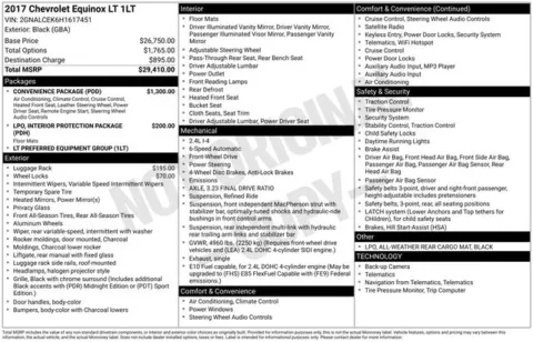 Black 2017 Chevrolet Equinox LT for sale in Tulsa, OK