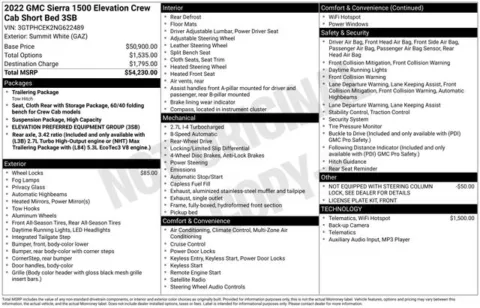 White 2022 GMC Sierra 1500 Elevation for sale in Tulsa, OK