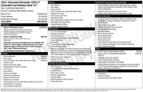 Blue 2021 Chevrolet Silverado 1500 LT for sale in Tulsa, OK