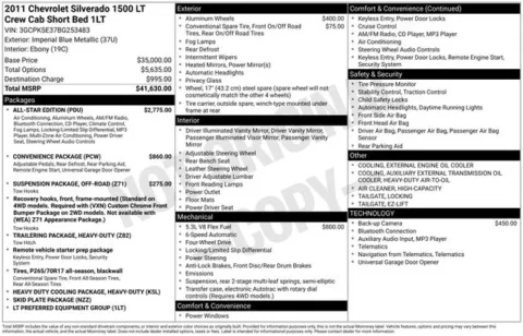 Blue 2011 Chevrolet Silverado 1500 LT for sale in Tulsa, OK