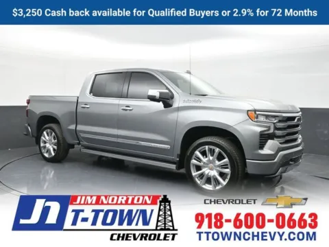 Gray 2026 Chevrolet Silverado 1500 High Country for sale in Tulsa, OK