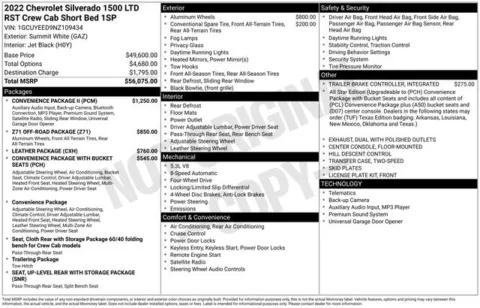 White 2022 Chevrolet Silverado 1500 LTD RST for sale in Tulsa, OK