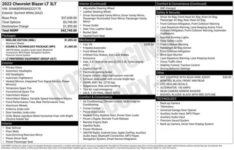 Another view of 2022 Chevrolet Blazer LT for sale in Tulsa, OK at Jim Norton T-Town Chevrolet