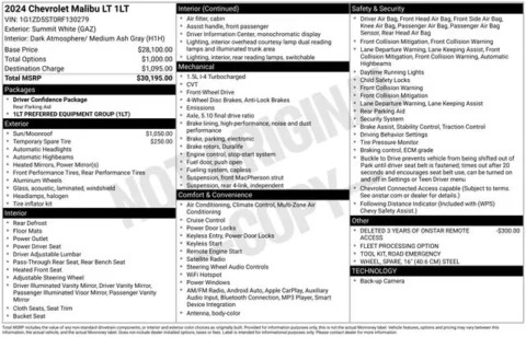 Another view of 2024 Chevrolet Malibu LT for sale in Tulsa, OK at Jim Norton T-Town Chevrolet