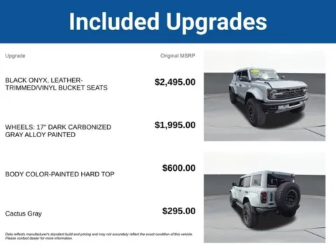 More photos of 2024 Ford Bronco Raptor at Jim Norton T-Town Chevrolet, OK