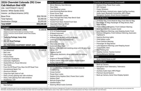 Photos of 2026 Chevrolet Colorado ZR2 for sale in Tulsa, OK at Jim Norton T-Town Chevrolet