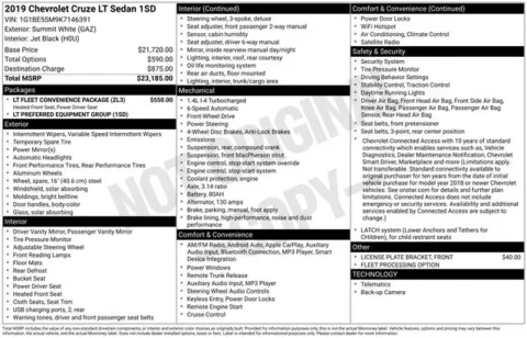 Another view of 2019 Chevrolet Cruze LT for sale in Tulsa, OK at Jim Norton T-Town Chevrolet