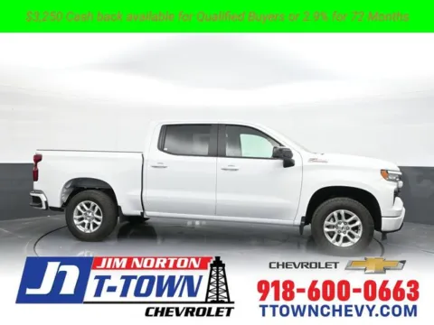 White 2025 Chevrolet Silverado 1500 RST for sale in Tulsa, OK