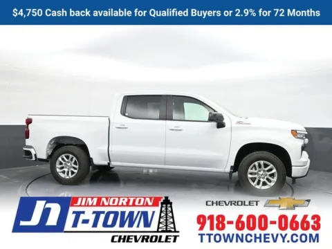 White 2025 Chevrolet Silverado 1500 RST for sale in Tulsa, OK