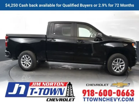 Black 2025 Chevrolet Silverado 1500 RST for sale in Tulsa, OK