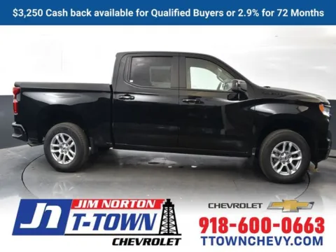 Black 2025 Chevrolet Silverado 1500 RST for sale in Tulsa, OK