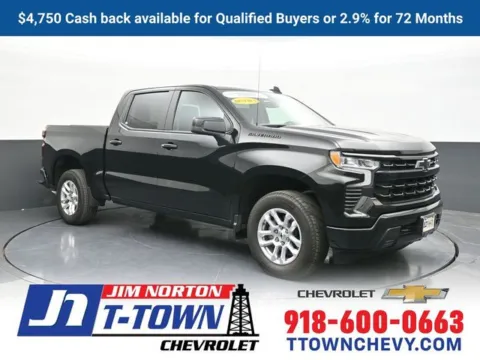 Black 2025 Chevrolet Silverado 1500 RST for sale in Tulsa, OK