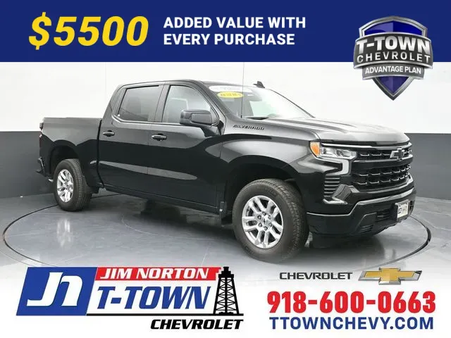 Black 2025 Chevrolet Silverado 1500 RST for sale in Tulsa, OK