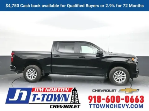 Black 2025 Chevrolet Silverado 1500 RST for sale in Tulsa, OK