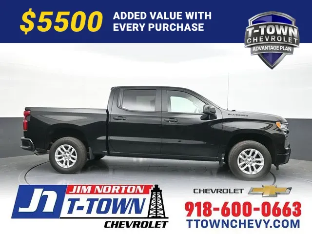 Black 2025 Chevrolet Silverado 1500 RST for sale in Tulsa, OK