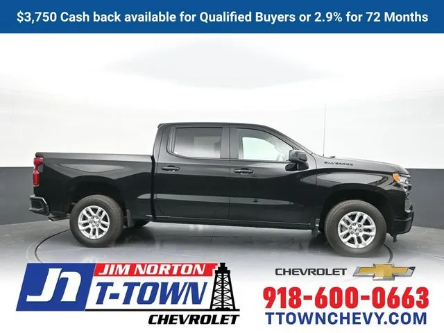 Black 2025 Chevrolet Silverado 1500 RST for sale in Tulsa, OK