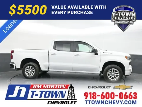 White 2025 Chevrolet Silverado 1500 RST for sale in Tulsa, OK