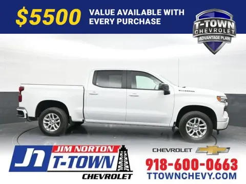 White 2025 Chevrolet Silverado 1500 RST for sale in Tulsa, OK