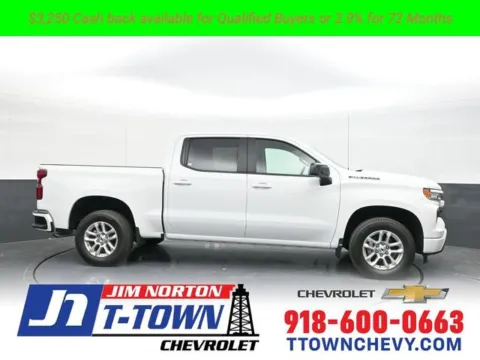 White 2025 Chevrolet Silverado 1500 RST for sale in Tulsa, OK