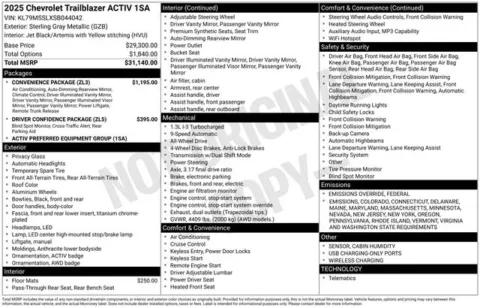 Photos of 2025 Chevrolet TrailBlazer ACTIV for sale in Tulsa, OK at Jim Norton T-Town Chevrolet