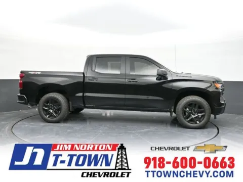 Black 2025 Chevrolet Silverado 1500 Custom for sale in Tulsa, OK