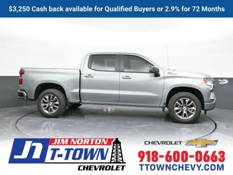 Gray 2025 Chevrolet Silverado 1500 RST for sale in Tulsa, OK